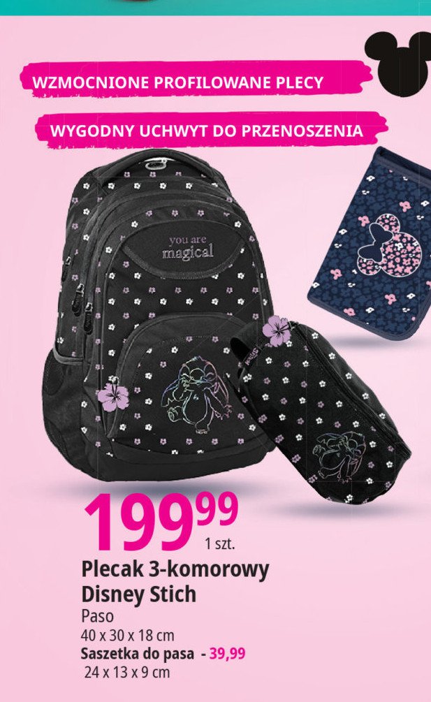 Saszetka disney stich Paso promocja
