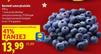 Borówki amerykańskie promocja w Lidl