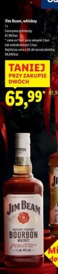 Whisky Jim Beam promocja w Lidl