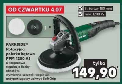 Polerka kątowa ppm 1200 a1 Parkside promocja