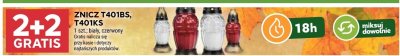 Znicz T401BS, T401KS biały, czerwony promocja w Stokrotka