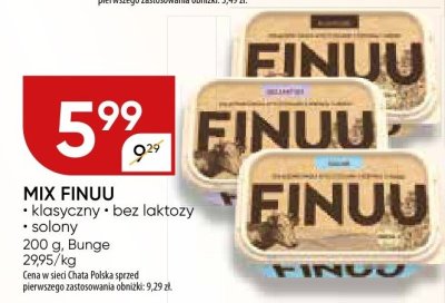 Miks tłuszczowy klasyczny, bez laktozy, solony promocja w Chata Polska