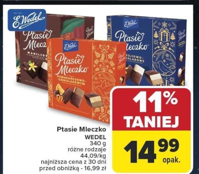 Ptasie Mleczko E.WEDEL promocja w Carrefour
