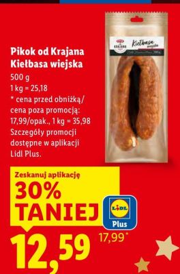 Kiełbasa promocja w Lidl