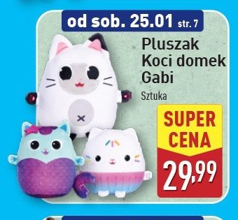 Pluszak koci domek gabi 20 cm promocja w Aldi