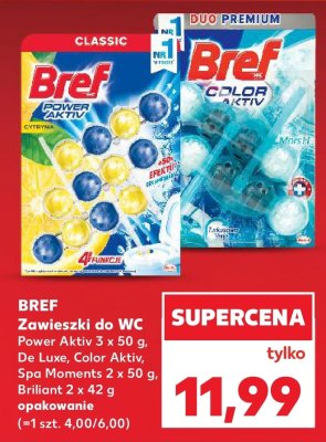 Zawieszki do WC Brilliant 2 x 42g promocja w Kaufland