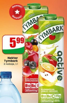 Nektar Tymbark, 2 rodzaje promocja w Dino