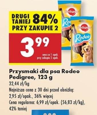 Przysmak dla psa z wo艂owin膮 Pedigree rodeo duos promocja