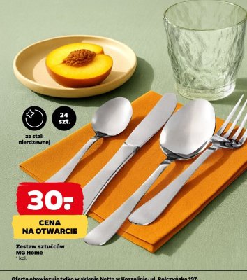 Zestaw sztućców promocja w Netto