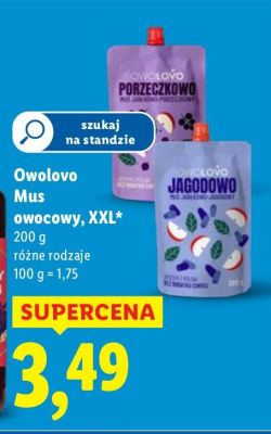 Mus owocowy, XXL różne rodzaje promocja w Lidl