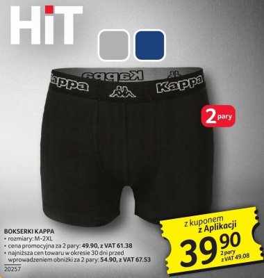 Bokserki KAPPA M-2XL 2 pary promocja w Selgros