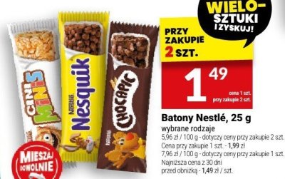 Batony Nestle Nesquik/KitKat 25g promocja w Twój Market