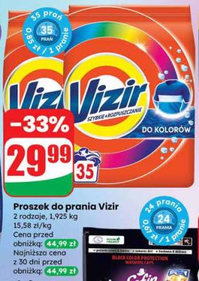 Proszek do prania, 2 rodzaje promocja w Dino