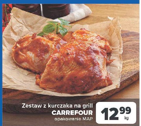 Zestaw z kurczaka na grill Carrefour promocja