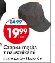 Czapka m臋ska z nausznikami promocja