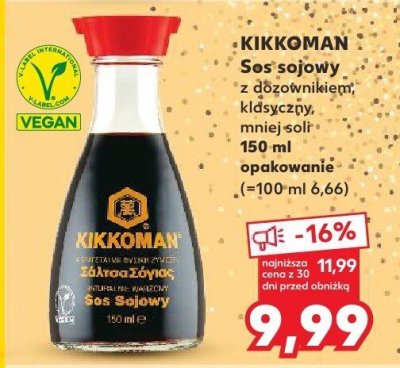 Sos sojowy z dzwonkiem, klasyczny, mniej soli promocja w Kaufland