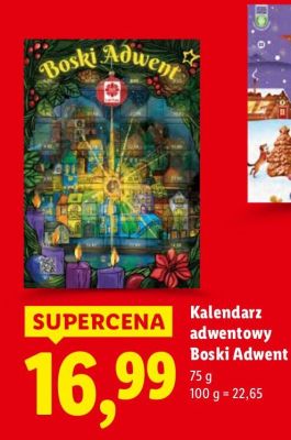 Kalendarz adwentowy Boski Adwent promocja w Lidl