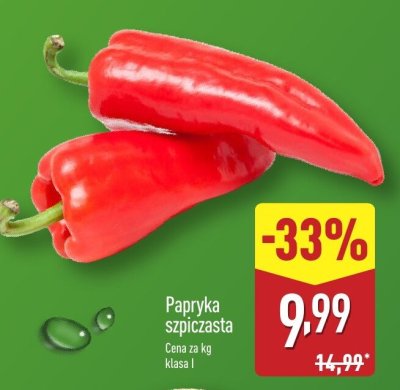 Papryka szpiczasta promocja w Aldi
