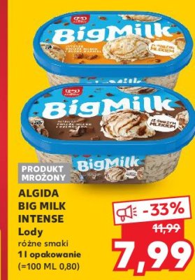 Lody czekolada intense Algida promocja