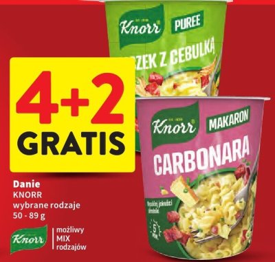 Danie wybrane rodzaje Knorr promocja w Intermarche