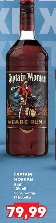 Rum Captain morgan dark rum promocja w Kaufland