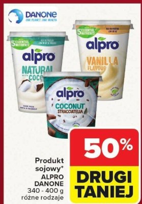 Produkt sojowy Alpro Danone Natural promocja w Carrefour Market