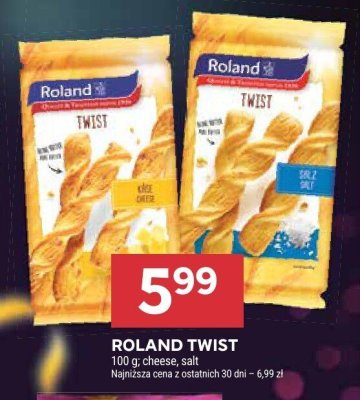 Roland Twist cheese, salt promocja w Stokrotka