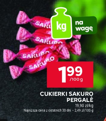 Cukierki sakuro Pergale promocja