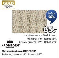 Mata łazienkowa ORREFORS KRONBORG promocja w Jysk