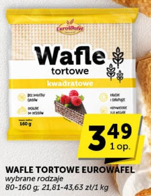 Wafle tortowe Eurowafel wybrane rodzaje promocja w ABC