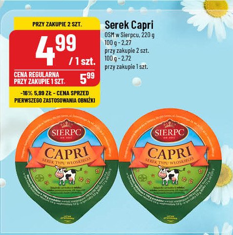 Serek Sierpc capri promocja