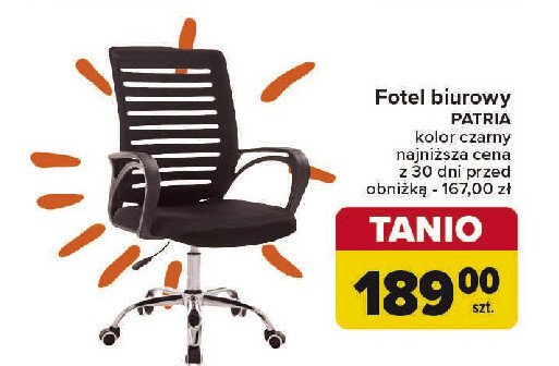 Fotel biurowy patria promocja