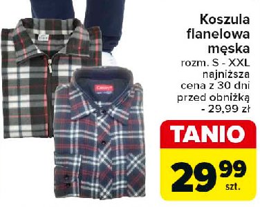 Koszula flanelowa męska s-xxl promocja