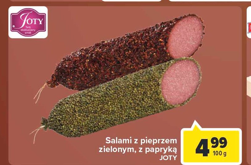Salami z pieprzem zielonym Joty promocja