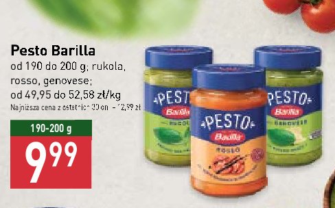 Pesto basilico vegan Barilla promocja