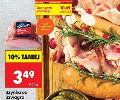 Szynka od szwagra promocja w Biedronka