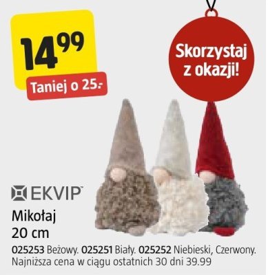 Mikołaj 20 cm Niebieski promocja w Jula