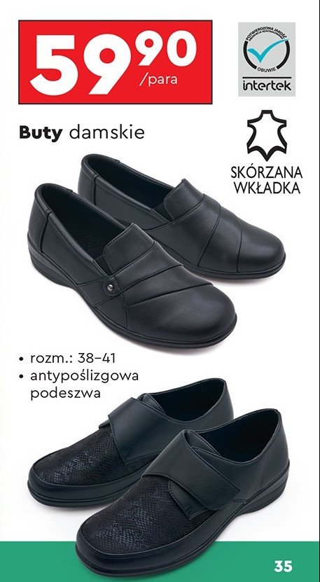 Buty damskie 38-41 promocja w Biedronka