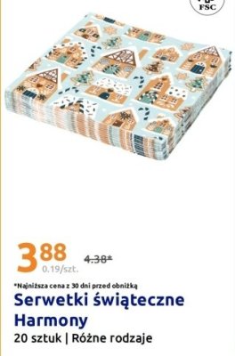 Serwetki świąteczne 20 szt. promocja w Action