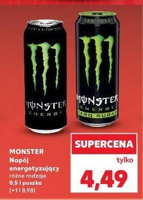 Napój energetyczny Monster energy classic promocja w Kaufland