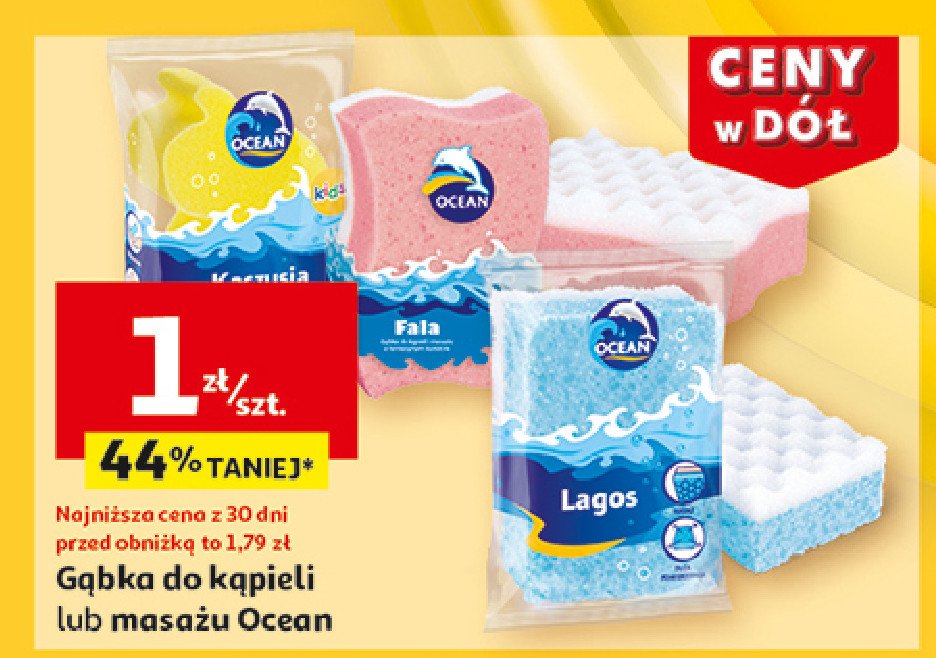 Gąbka do kąpieli dla dzieci kaczusia Ocean promocja