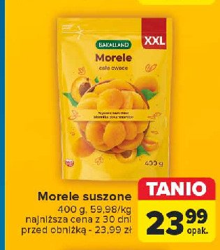 Morele suszone Bakalland promocja