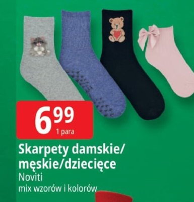 Skarpety damskie/męskie/dziecięce Noviti promocja w Leclerc