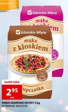 Mąka z kłoskiem tortowa Gdańskie młyny i spichlerze promocja