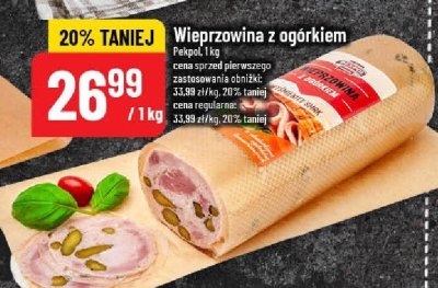 Wieprzowina z ogórkiem Pelpol promocja w POLOmarket