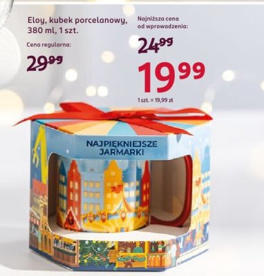 Kubek porcelanowy promocja w Rossmann