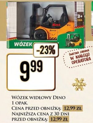 Wózek widłowy Dino promocja w Dino