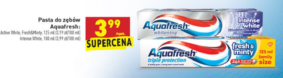 Pasta do z臋b贸w extra fresh Sensodyne complete protection promocja