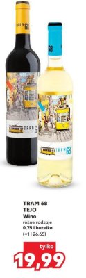 Wino TRAM 68 TEJO różne rodzaje 0,75 l butelka promocja w Kaufland