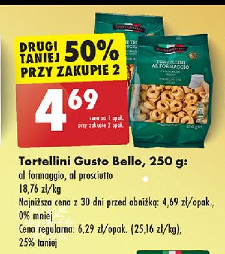 Tortellini z grzybami Gustobello promocja